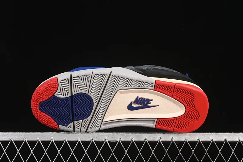All categories Air Jordan Jordan series basketball shoes Air Jordan 4 OG version Air Jordan 4 Retro "Lase" AJ4 Joe 4 black gray blue color FV5029-003